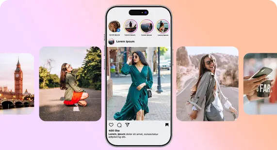 Unblur image and create perfect shots for social sharing