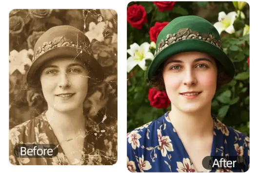 Restore Old Photos with Just One Click