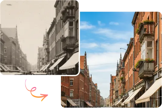 Restore photos and recolor faded photographs